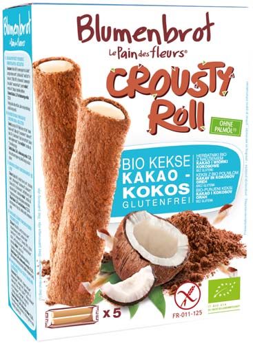 Blumenbrot Crousty Roll Kokos