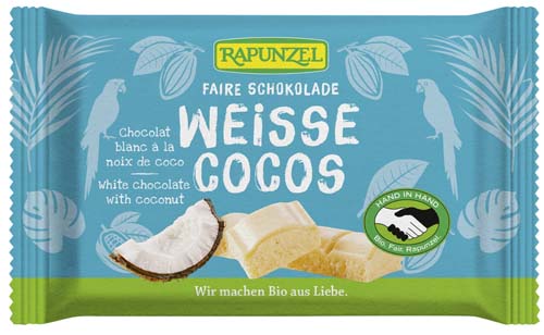 Schokolade Weiße mit Kokos