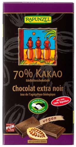 Schokolade Edelbitter 70% Kakao