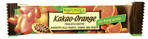 Fruchtschnitte Kakao Orange