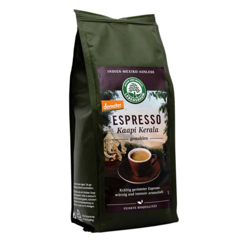 Espresso Kaapi Kerala gemahlen