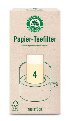 Papier Teefilter Größe 4