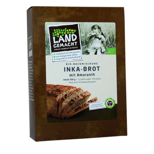 Inka Brot mit Amaranth Backmischung